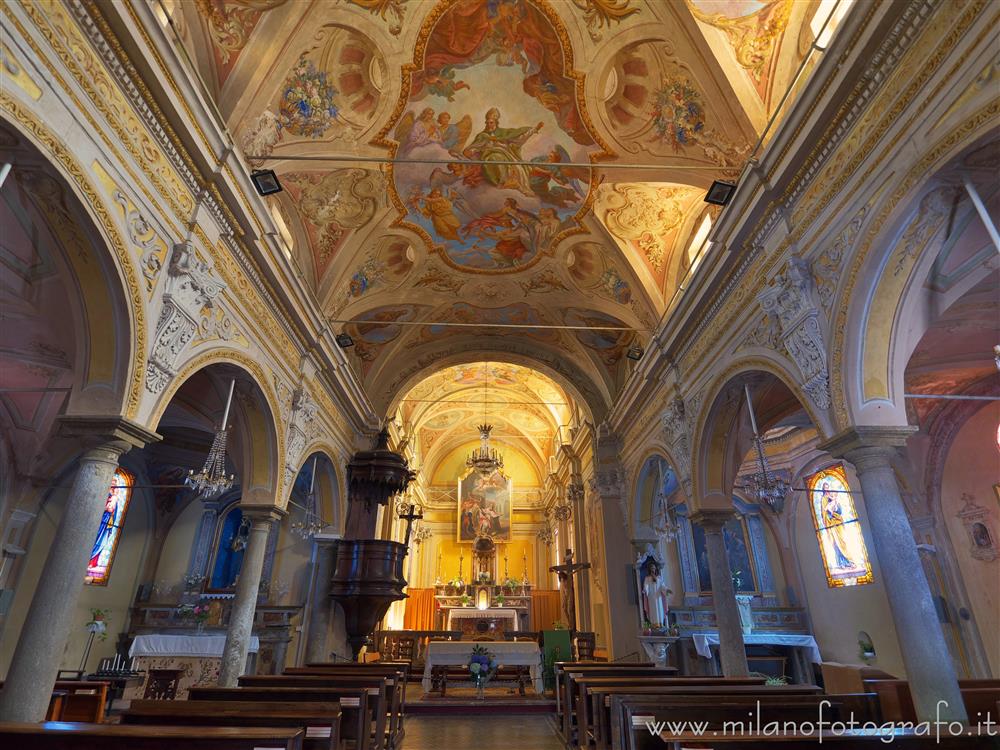 Muzzano (Biella, Italy) - Interior of the Church of Sant'Eusebio